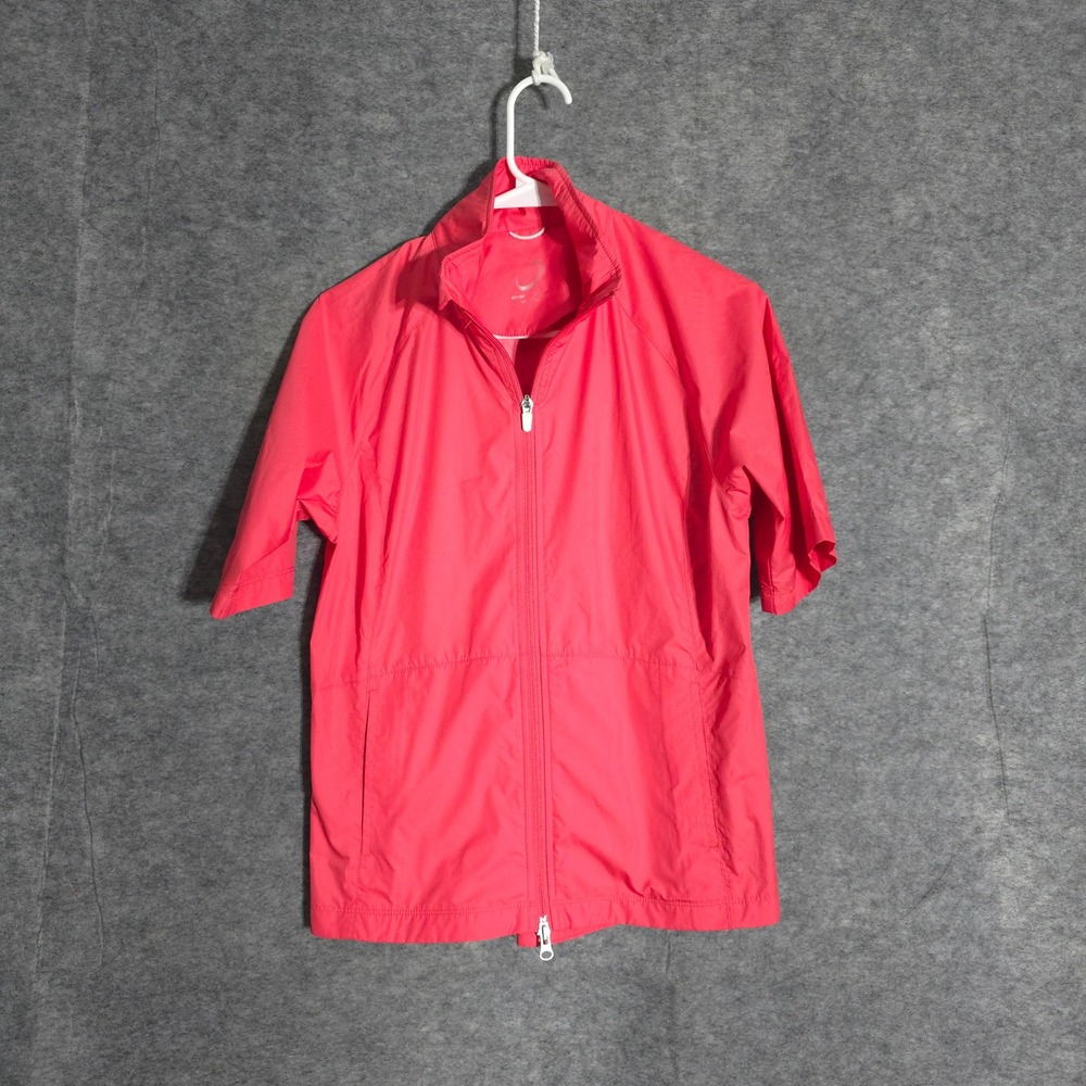 Zero Restriction Golf Jacket Womens Small Pink Short Sleeve Windbreaker W333L